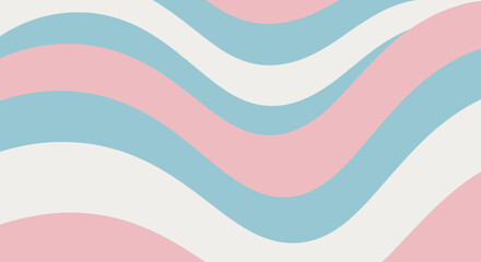 Fototapeta premium Gentle pastel waves in soft pink, blue, and white create a serene background