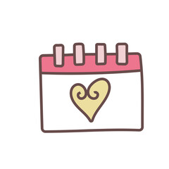 valentine day calendar