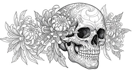 Fototapeta premium Chrysanthemum Requiem