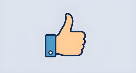 Like button vector, Thumb icon, Agreement symbol, Ok hand gesture, Facebook like icon, Positive symbol, Good job icon, Yes icon, Reaction icon, Thumbs up clipart, Hand like vector, Support icon, Encou