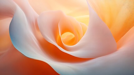 Abstract pastel flowing shapes