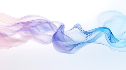 Abstract pastel flowing shapes