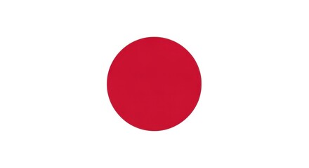 The Japanese Flag a Symbol of the Rising Sun