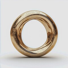 infinite loop symbolizing endless creativity isolated on white