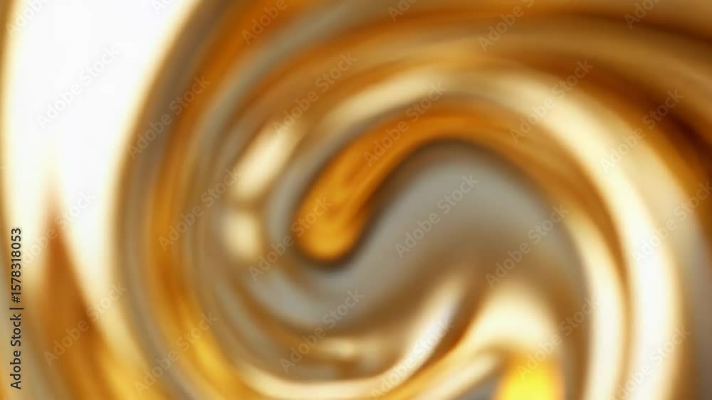 Poster golden swirl creating a luxurious and elegant abstract background