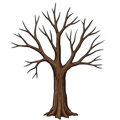 Winter's Embrace: A Bare Branching