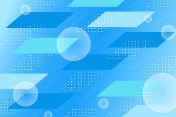 モザイク柄　幾何学的な背景　ブルー　水色