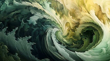 Abstract spiral design