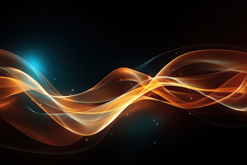 Abstract light trace vector sparks