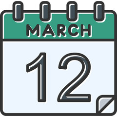 12 March Icon