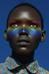 Rainbow Makeup Portrait