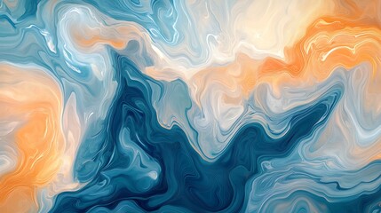 Abstract swirling colors artwork