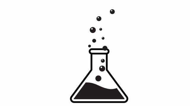 flask icon  animation   simple flat