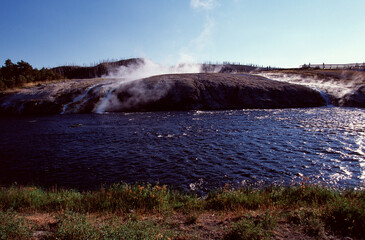 Yellowstone National Park Geysers and Rivers