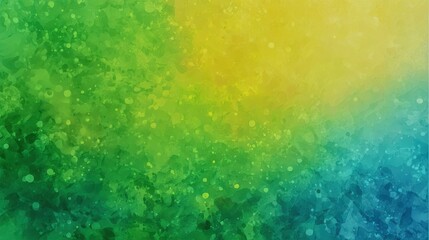 Obraz premium lively gradient background with vibrant greens, blues, and yellows, perfect for an outdoor summer festival