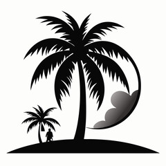 palm tree silhouette
