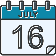 16 July Icon