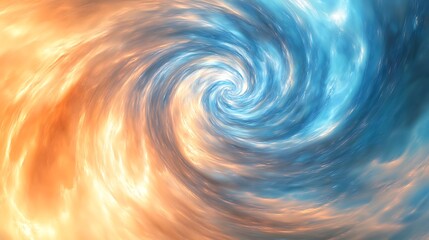 Abstract swirling vortex design