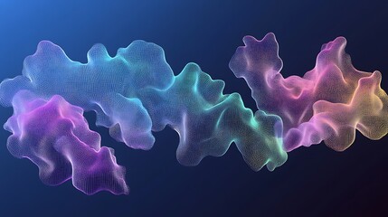 Abstract translucent forms