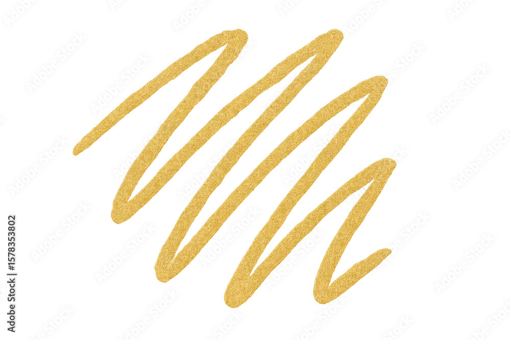 Poster golden diagonal brush strokes forming abstract artistic pattern, transparent background highlighting