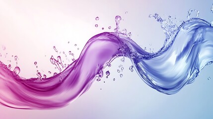 Abstract water splash design