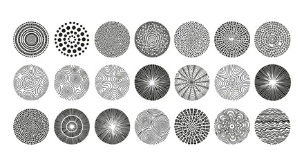 Circular Patterns Diverse Ornaments  Textures