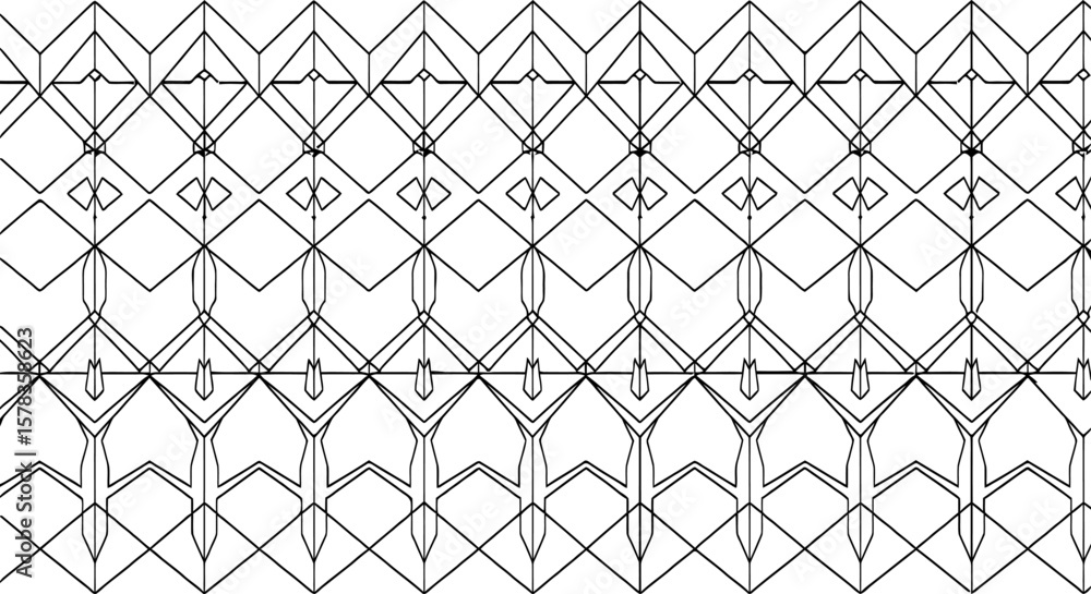 Poster abstract geometric line art pattern background