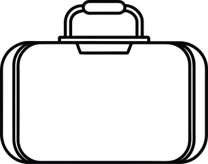 baggageclaim icon vector line art on transparent background