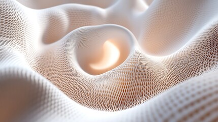 Abstract white texture background with crescent moon