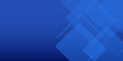 Obraz premium Abstract blue background. Geometric triangle background.