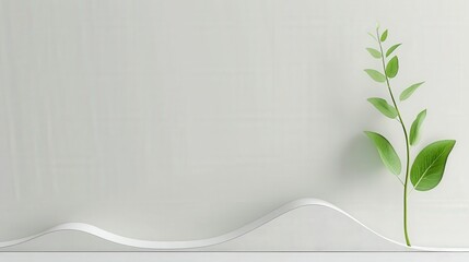 minimalist financial growth chart ascending green line .