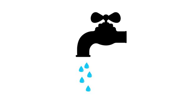 faucet icon  icon animation  simple flat