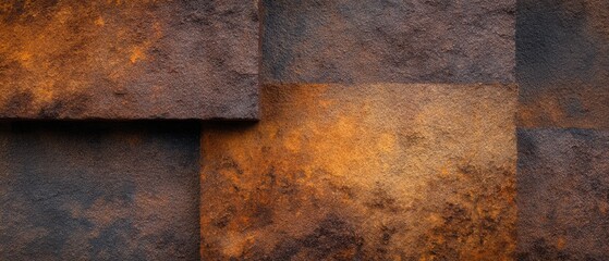 Rust Texture on Abstract Stone Tiles for Modern Wall Design and Interior Detailing