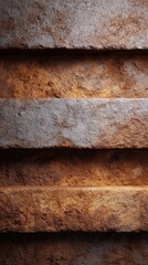 Stone texture background shows a rustic surface of stacked stones for architectural inspiration and material design