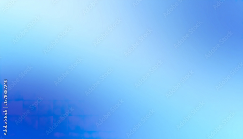 Poster serene blue gradient background with calming soft light and subtle texture effect