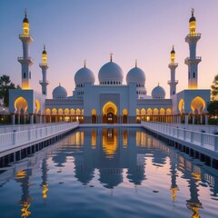 Obraz premium taj mahal at sunset