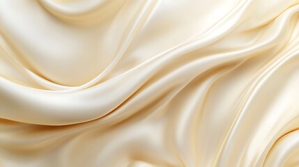 Obraz premium Cream silk fabric texture background