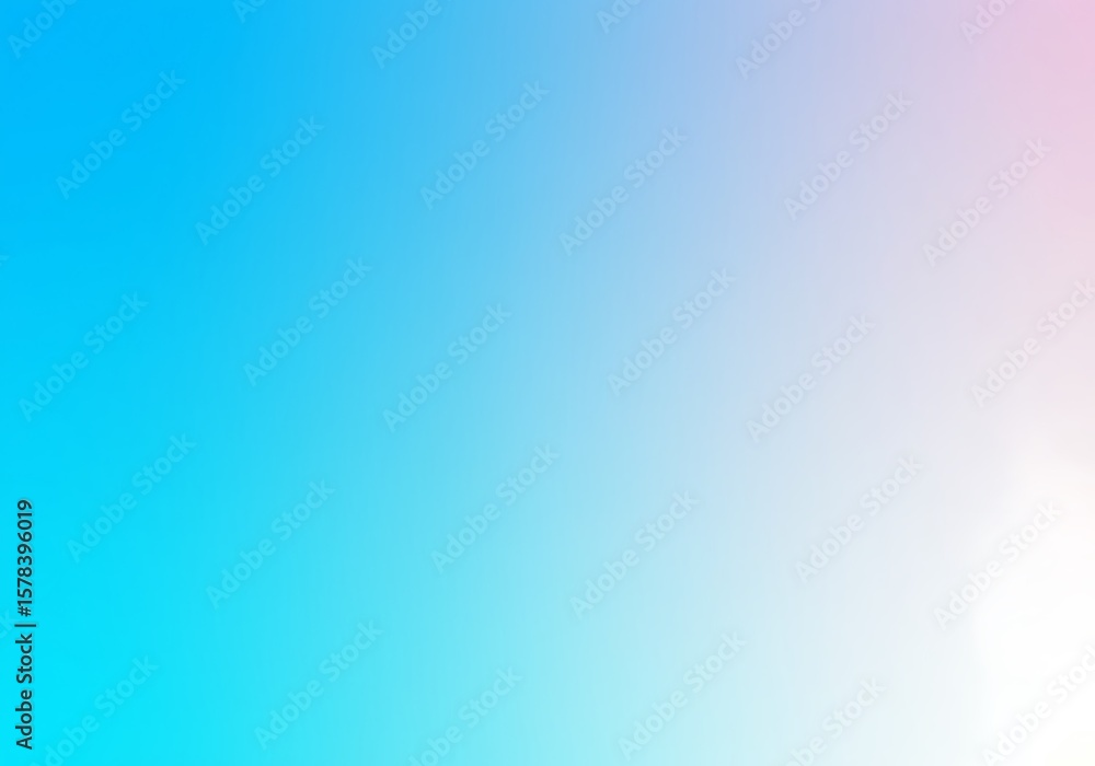 Poster abstract art piece demonstrating a gentle and continuous color shift across the spectrum.