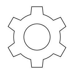gear icon vector illustration