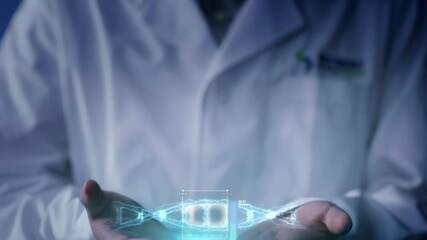 Biopharmaceutical, DNA helix, genetic testing - Powered by Adobe