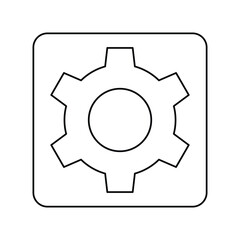 gear icon vector illustration