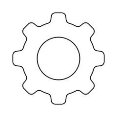 gear icon vector illustration
