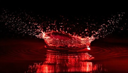 A stunning high speed macro photograph