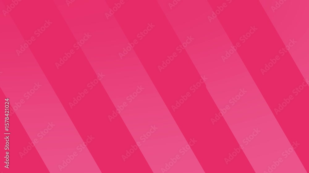 Poster a simple animation of diagonal pink stripes with gradient effects