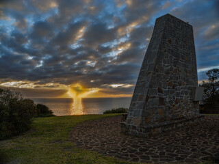 Mornington Shark Fin At Sunset
