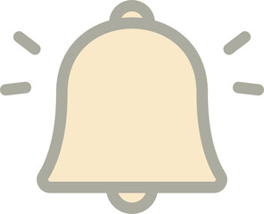 Notification Bell Alert Symbol Illustration