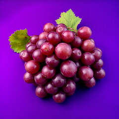 Fototapeta premium bunch of red grapes