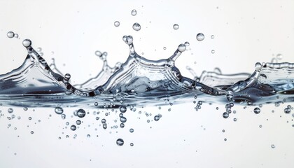 Water splash liquid motion clear surface drop ripple fluid clean aqua freshness purity still life