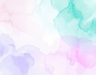 Obraz premium Soft Pastel Color Bleeding Background