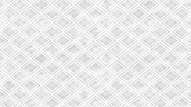 Watercolor Traditional Japanese Pattern Background &mdash; Seamless Loop Animation
水彩の和柄・伝統模様 背景 &mdash; ループアニメーション